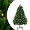 Albero di Natale artificiale Vidaxx con 150 LED verdi, PVC 120 cm e metallo