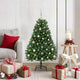 Vidaxl kunstkerstboom met 150 led groen 120 cm pvc en metaal