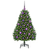 Albero di Natale artificiale Vidaxx con 150 LED verdi, PVC 120 cm e metallo