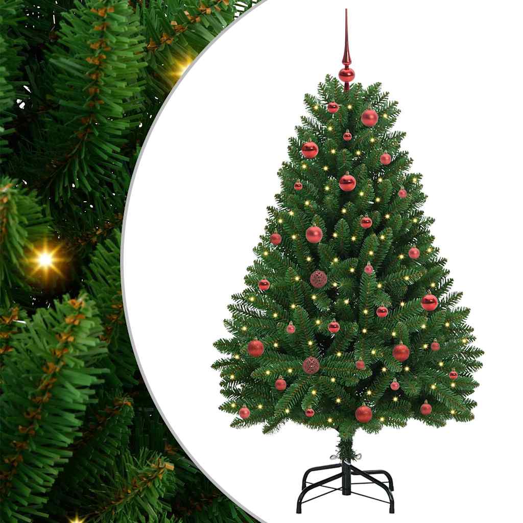 Albero di Natale artificiale Vidaxx con 150 LED verdi, 150 cm in PVC e metallo