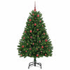 Albero di Natale artificiale Vidaxx con 150 LED verdi, 150 cm in PVC e metallo