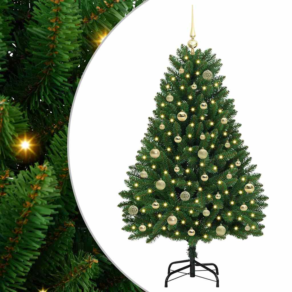 Árbol de Navidad artificial Vidaxx con 150 LED verde, 150 cm PVC y metal