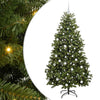 Albero di Natale artificiale Vidaxx con 300 LED verdi 180 cm in PVC e metallo