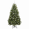 Albero di Natale artificiale Vidaxx con 300 LED verdi 180 cm in PVC e metallo