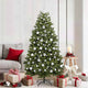 Vidaxl kunstkerstboom met 300 led groen 180 cm pvc en metaal