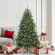 Vidaxl kunstkerstboom met 300 led groen 180 cm pvc en metaal