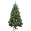 Vidaxl kunstkerstboom met 300 led groen 180 cm pvc en metaal