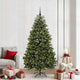 Vidaxl kunstkerstboom met 300 led groen 210 cm pvc en metaal
