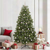 Albero di Natale artificiale Vidaxx con 300 LED verdi, 210 cm in PVC e metallo