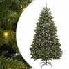 Vidaxl kunstkerstboom met 300 led groen 210 cm pvc en metaal
