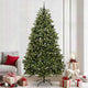 Vidaxl kunstkerstboom met 300 led groen 240 cm pvc en metaal