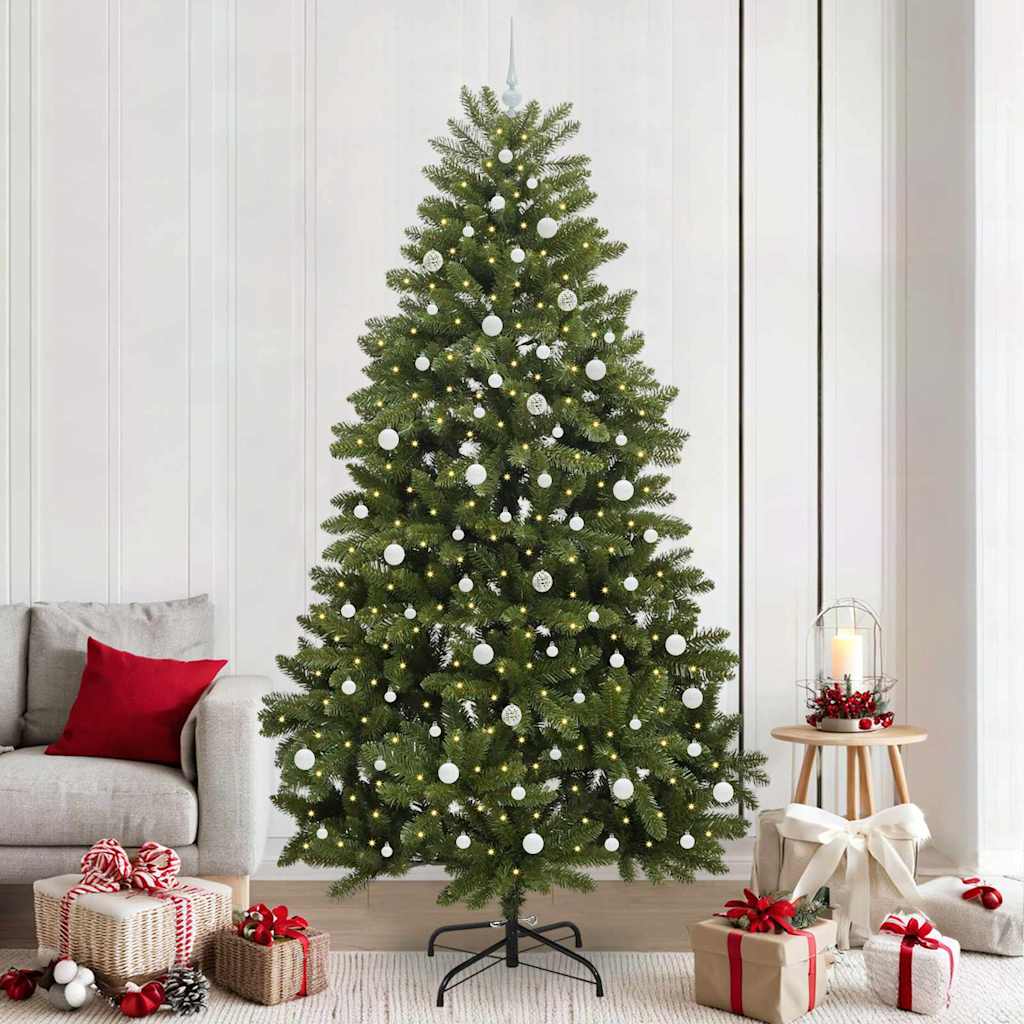 Árbol de Navidad artificial Vidaxx con 300 LED verde, 240 cm PVC y metal