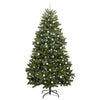 Albero di Natale artificiale Vidaxx con 300 LED verdi, 240 cm in PVC e metallo