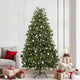 Albero di Natale artificiale Vidaxx con 300 LED verdi, 240 cm in PVC e metallo