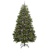 Vidaxl kunstkerstboom met 300 led groen 240 cm pvc en metaal