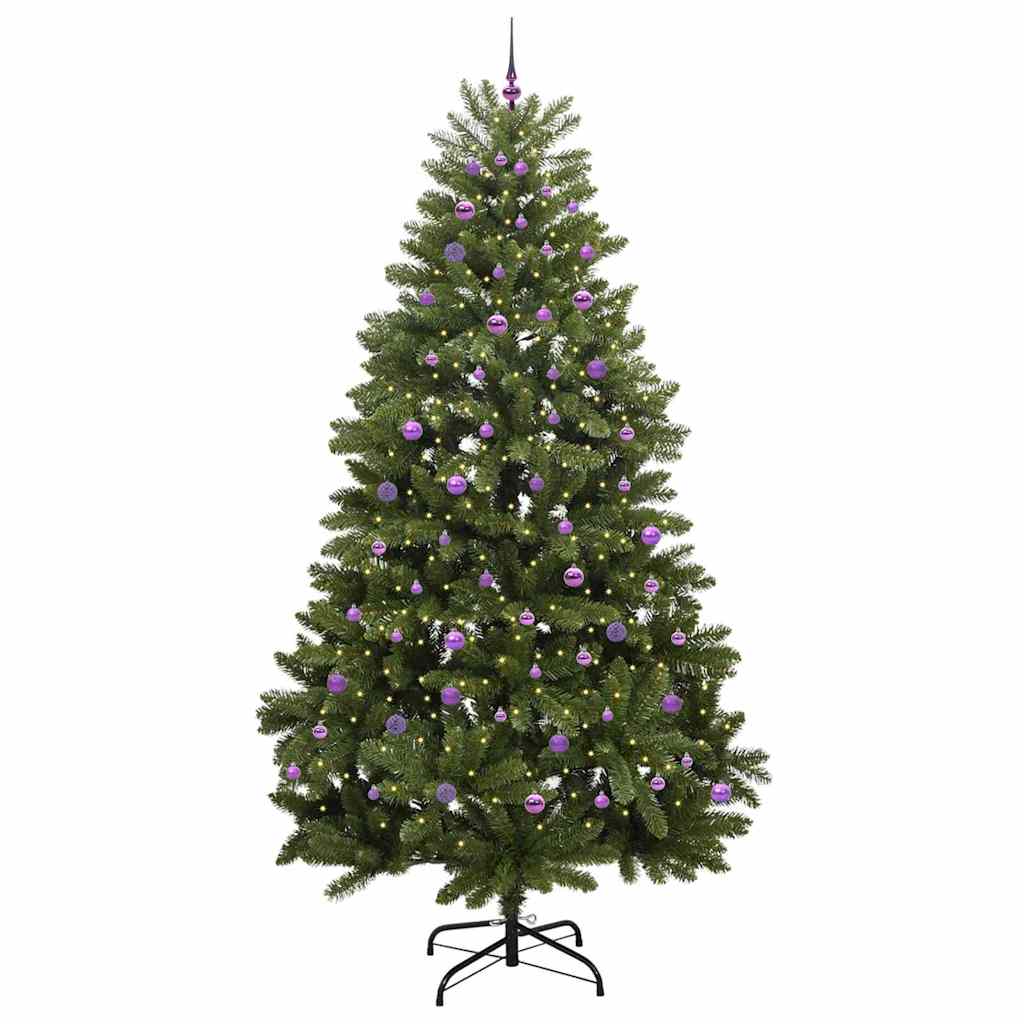 Albero di Natale artificiale Vidaxx con 300 LED verdi, 270 cm in PVC e metallo