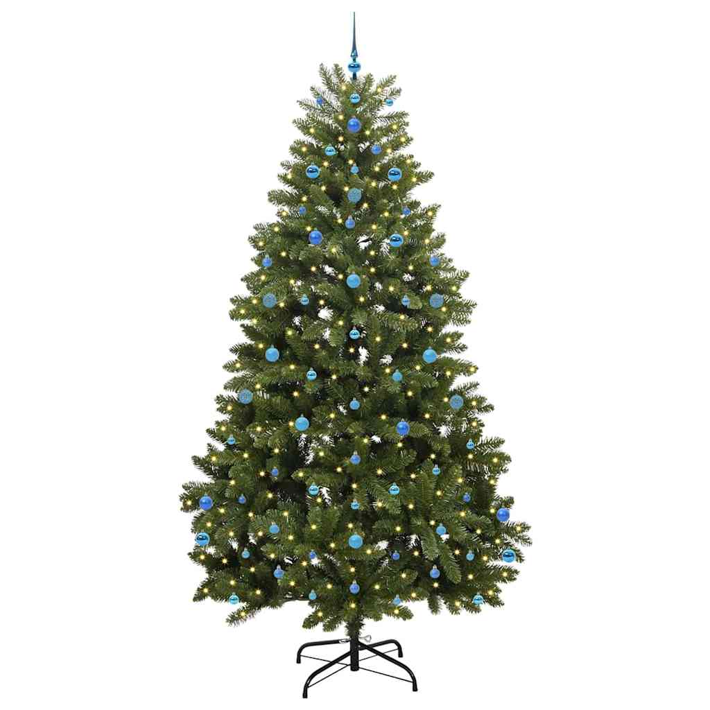 Albero di Natale artificiale Vidaxx con 300 LED verdi, 270 cm in PVC e metallo