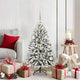 Albero di Natale artificiale Vidaxx con 150 LED verdi e bianchi, PVC e metallo da 120 cm