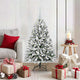 Albero di Natale artificiale Vidaxx con 150 LED verdi e bianchi, PVC e metallo da 120 cm
