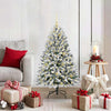 Albero di Natale artificiale Vidaxx con 150 LED verdi e bianchi, PVC e metallo da 120 cm