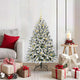 Albero di Natale artificiale Vidaxx con 150 LED verdi e bianchi, PVC e metallo da 120 cm