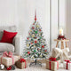 Albero di Natale artificiale Vidaxx con 150 LED verdi e bianchi, PVC e metallo da 120 cm