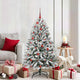 Albero di Natale artificiale Vidaxx con 150 LED verdi e bianchi, PVC e metallo da 150 cm