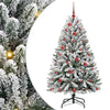 Árbol de Navidad artificial vidaxx con 150 LED verde y blanco, 150 cm PVC y metal