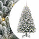 Albero di Natale artificiale Vidaxx con 150 LED verdi e bianchi, PVC e metallo da 150 cm