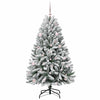 Albero di Natale artificiale Vidaxx con 150 LED verdi e bianchi, PVC e metallo da 150 cm