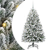 Albero di Natale artificiale Vidaxx con 150 LED verdi e bianchi, PVC e metallo da 150 cm