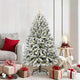 Albero di Natale artificiale Vidaxx con 150 LED verdi e bianchi, PVC e metallo da 150 cm