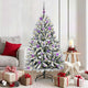 Albero di Natale artificiale Vidaxx con 150 LED verdi e bianchi, PVC e metallo da 150 cm