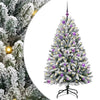 Albero di Natale artificiale Vidaxx con 150 LED verdi e bianchi, PVC e metallo da 150 cm