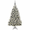 Albero di Natale artificiale Vidaxx con 300 LED verdi e bianchi 180 cm in PVC e metallo