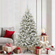 Albero di Natale artificiale Vidaxx con 300 LED verdi e bianchi 180 cm in PVC e metallo