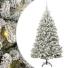Albero di Natale artificiale Vidaxx con 300 LED verdi e bianchi 180 cm in PVC e metallo