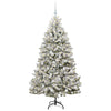 Albero di Natale artificiale Vidaxx con 300 LED verdi e bianchi 180 cm in PVC e metallo