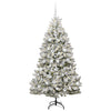 Vidaxx árbol de Navidad artificial con 300 LED verde y blanco 180 cm PVC y metal