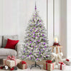 Albero di Natale artificiale Vidaxx con 300 LED verdi e bianchi 180 cm in PVC e metallo