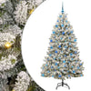 Albero di Natale artificiale Vidaxx con 300 LED verdi e bianchi 180 cm in PVC e metallo