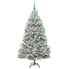 Albero di Natale artificiale Vidaxx con 300 LED verdi e bianchi 180 cm in PVC e metallo