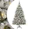 Albero di Natale artificiale Vidaxx con 300 LED verdi e bianchi 210 cm in PVC e metallo