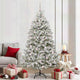 Albero di Natale artificiale Vidaxx con 300 LED verdi e bianchi 210 cm in PVC e metallo