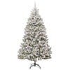 Albero di Natale artificiale Vidaxx con 300 LED verdi e bianchi 210 cm in PVC e metallo