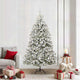 Albero di Natale artificiale Vidaxx con 300 LED verdi e bianchi 210 cm in PVC e metallo
