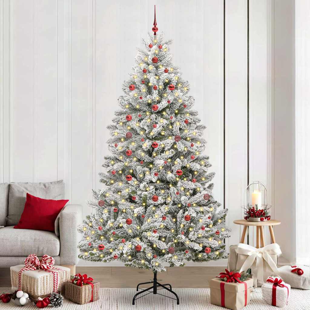 Árbol de Navidad artificial Vidaxx con 300 LED verdes y blancos, 240 cm PVC y metal