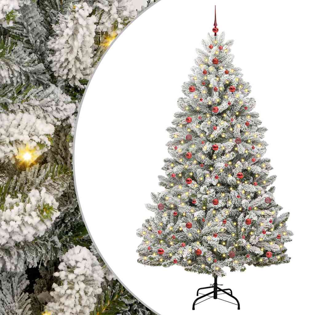 Árbol de Navidad artificial Vidaxx con 300 LED verdes y blancos, 240 cm PVC y metal