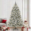 Albero di Natale artificiale Vidaxx con 300 LED verdi e bianchi, 240 cm in PVC e metallo
