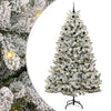Albero di Natale artificiale Vidaxx con 300 LED verdi e bianchi, 240 cm in PVC e metallo